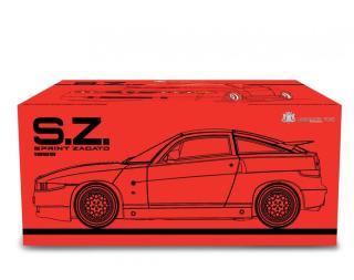 Alfa Romeo SZ (Es 30) 1989 ROSSO ALFA Laudoracing 1:18 Resinemodell (Türen, Motorhaube... nicht zu öffnen!)
